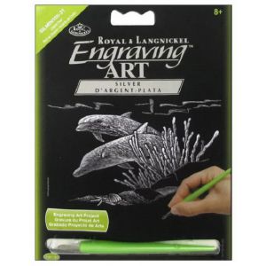 Wydrapywanka R&L A5 Silver, Delfiny